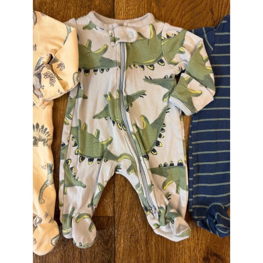 Carters‎ Sleepers Boy Preemie Lot Baby Rompers Outfits Clothes Bundle Zippered